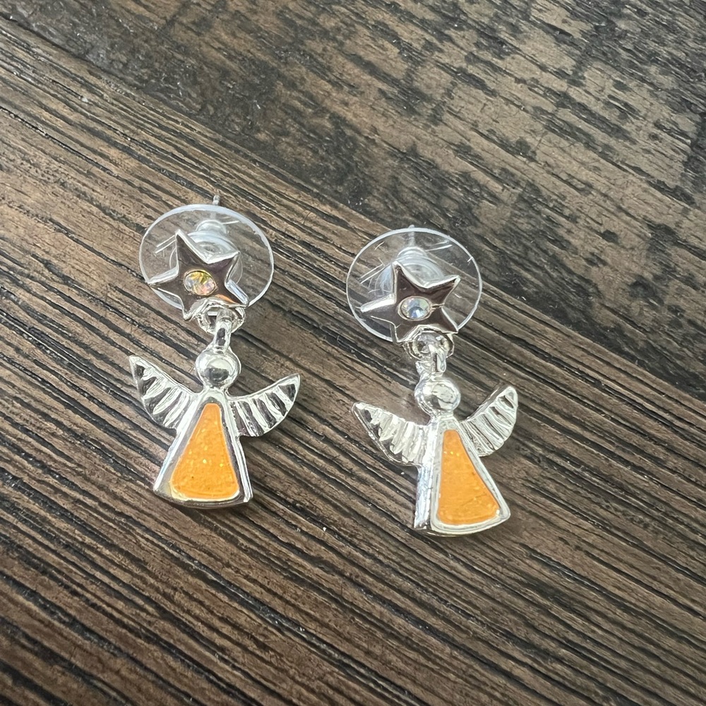 Dangly Angel earrings